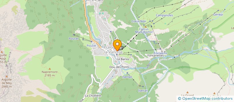 localisation de l'entreprise MADAME BEATRICE FILLIOL  PRALOGNAN-LA-VANOISE