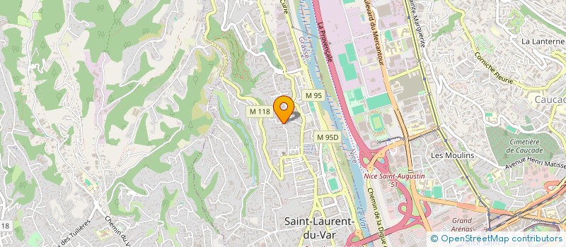 localisation de l'entreprise MADAME BEATRICE FIROMINI à SAINT-LAURENT-DU-VAR