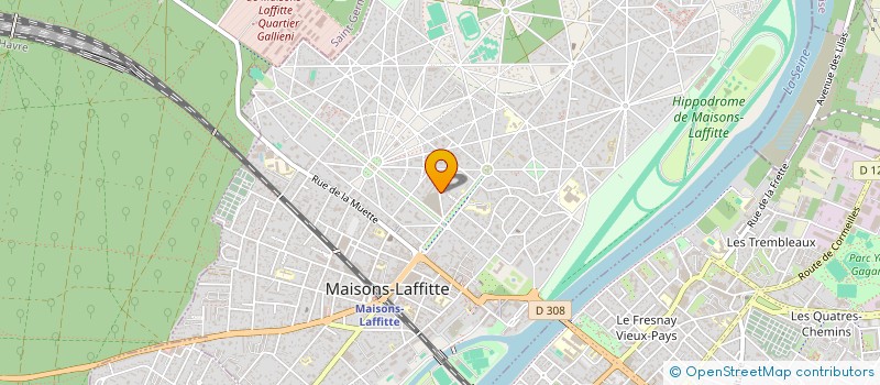 localisation de l'entreprise MADAME BEATRICE FLAMAULT à MAISONS-LAFFITTE