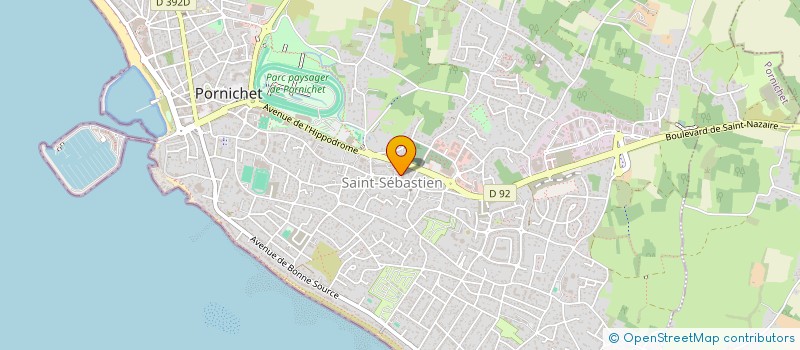 localisation de l'entreprise MADAME BEATRICE FLEURY  PORNICHET