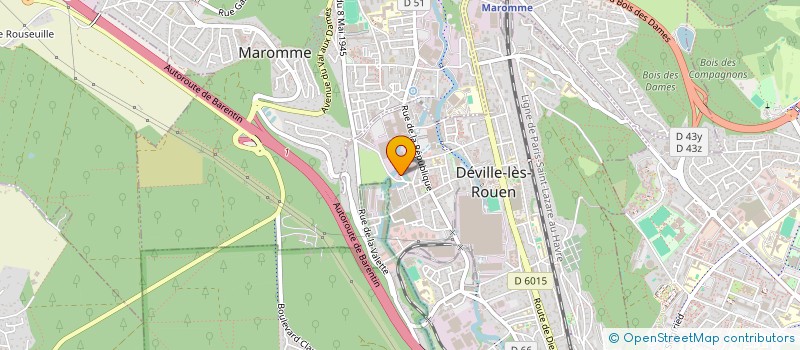 localisation de l'entreprise MADAME BEATRICE FONTAINE à DEVILLE-LES-ROUEN