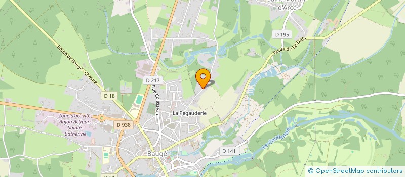 localisation de l'entreprise MADAME BEATRICE FONTAINE  BAUGE-EN-ANJOU