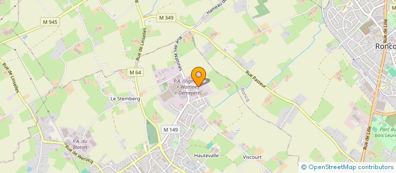 localisation de l'entreprise MADAME BEATRICE FONTAINE  LINSELLES