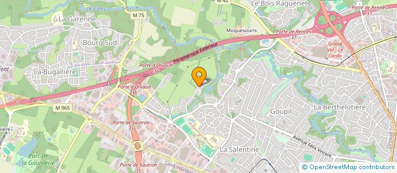 localisation de l'entreprise MADAME BEATRICE FOUCART  ORVAULT