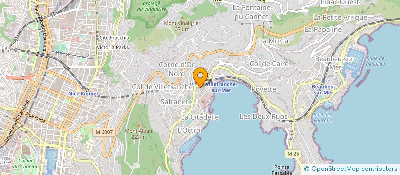 localisation de l'entreprise MADAME BEATRICE FOUR-GOBERT à VILLEFRANCHE-SUR-MER