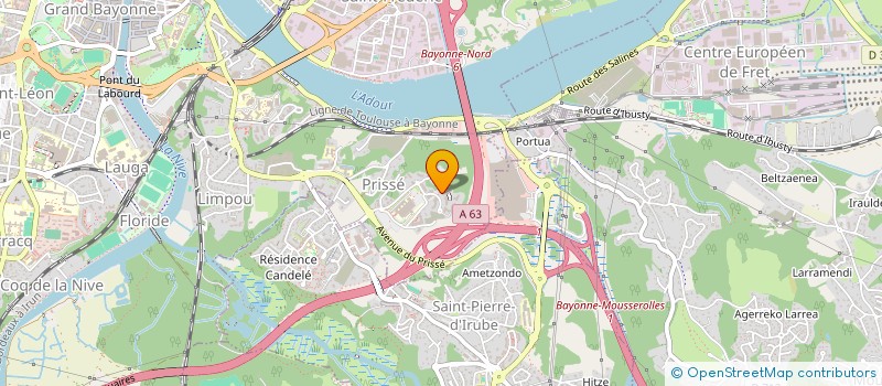 localisation de l'entreprise MADAME BEATRICE FOURCADE  BAYONNE