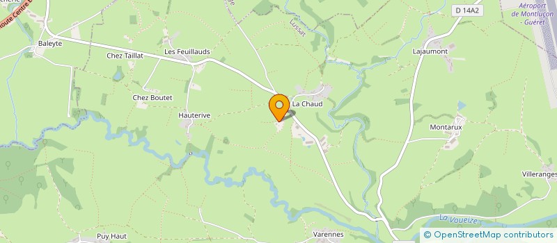 localisation de l'entreprise MADAME BEATRICE FRANCOIS  LUSSAT