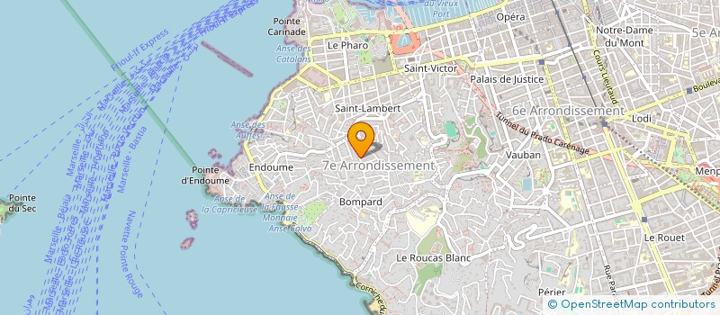 localisation de l'entreprise MADAME BEATRICE FRANCOISE VIAL à MARSEILLE