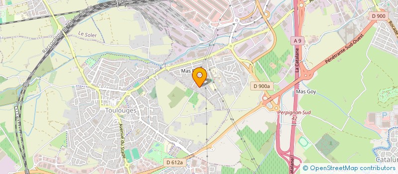 localisation de l'entreprise MADAME BEATRICE FREMOND  PERPIGNAN