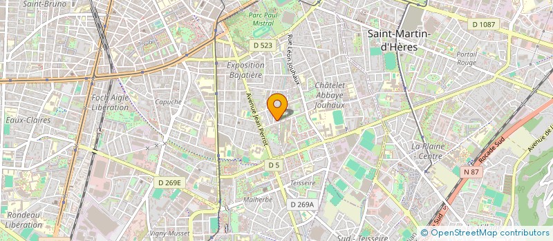 localisation de l'entreprise MADAME BEATRICE FRISON à GRENOBLE