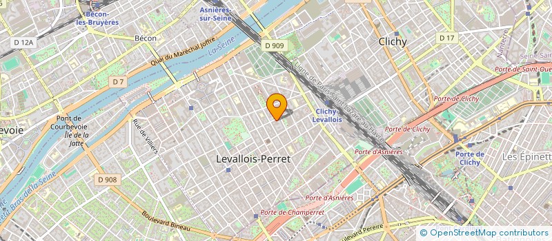 localisation de l'entreprise MADAME BEATRICE FROSSARD à LEVALLOIS-PERRET