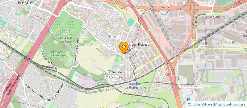 localisation de l'entreprise MADAME BEATRICE GAETANE PIANELLI  RUNGIS