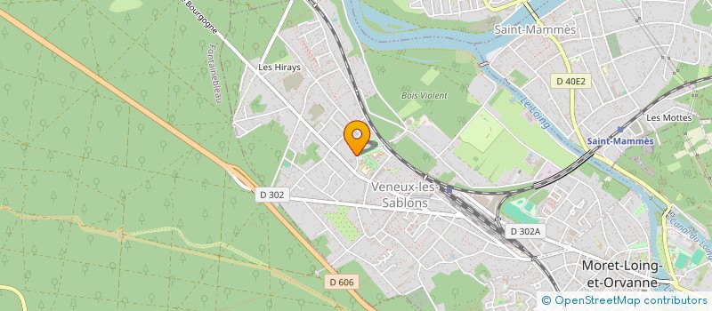 localisation de l'entreprise MADAME BEATRICE GAFFIERO  MORET-LOING-ET-ORVANNE