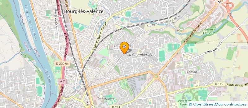 localisation de l'entreprise MADAME BEATRICE GALLAT à VALENCE