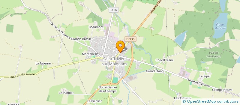 localisation de l'entreprise MADAME BEATRICE GALLE à SAINT-TRIVIER-SUR-MOIGNANS