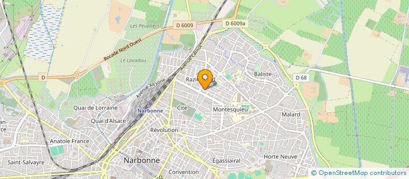 localisation de l'entreprise MADAME BEATRICE GARCIA à NARBONNE