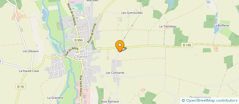 localisation de l'entreprise MADAME BEATRICE GARDEUR à CHARNY OREE DE PUISAYE