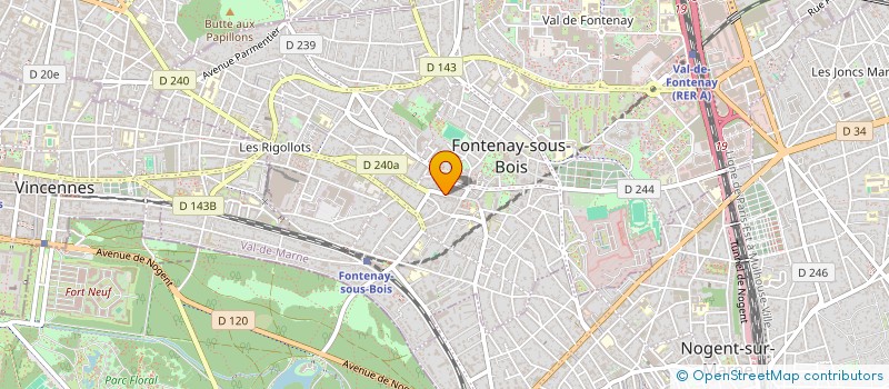 localisation de l'entreprise MADAME BEATRICE GATEAU à FONTENAY-SOUS-BOIS