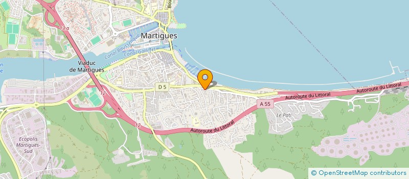 localisation de l'entreprise MADAME BEATRICE GAUBERT à MARTIGUES
