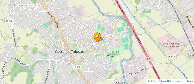 localisation de l'entreprise MADAME BEATRICE GAUTIER  CASTANET-TOLOSAN