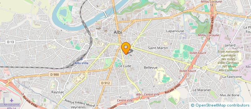 localisation de l'entreprise MADAME BEATRICE GAYRAUD à ALBI