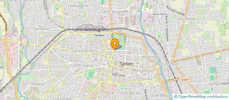 localisation de l'entreprise MADAME BEATRICE GAZICA à TARBES