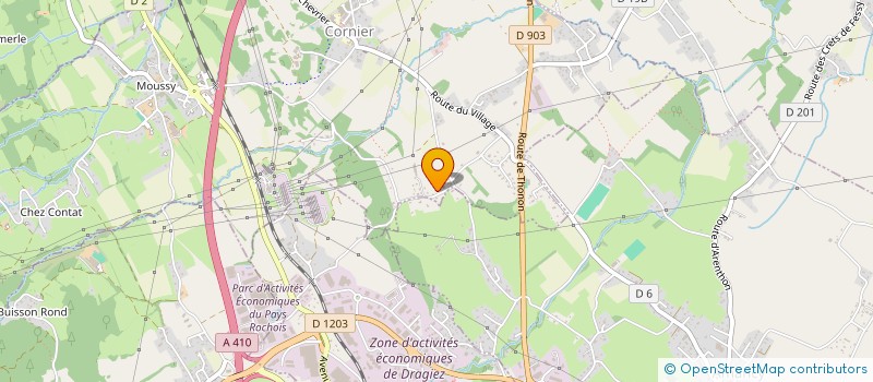 localisation de l'entreprise MADAME BEATRICE GELY  CORNIER