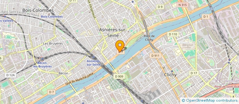 localisation de l'entreprise MADAME BEATRICE GENTINI  ASNIERES-SUR-SEINE