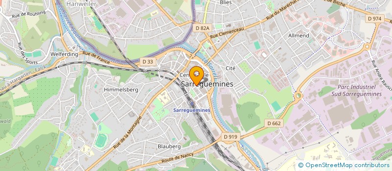 localisation de l'entreprise MADAME BEATRICE GERARDI à SARREGUEMINES