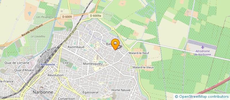 localisation de l'entreprise MADAME BEATRICE GERBAUD à NARBONNE