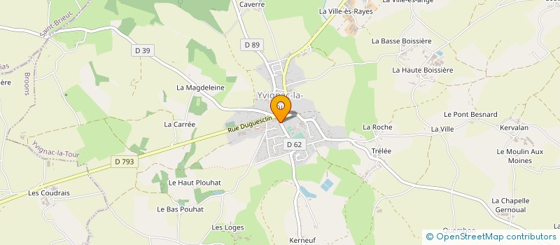 localisation de l'entreprise MADAME BEATRICE GERMAINE POISSONNIER  YVIGNAC-LA-TOUR