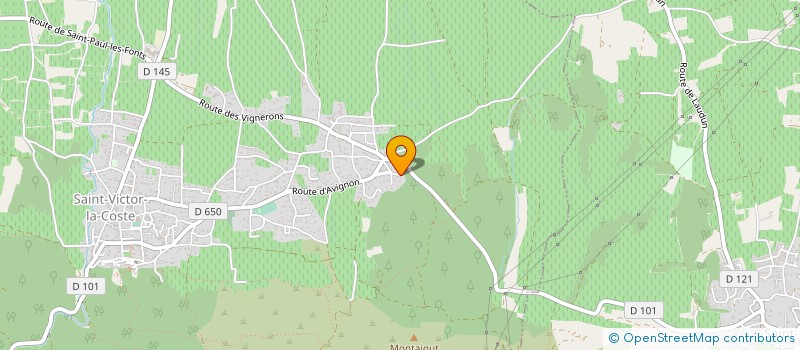 localisation de l'entreprise MADAME BEATRICE GERVASONI  SAINT-VICTOR-LA-COSTE
