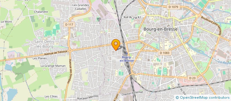 localisation de l'entreprise MADAME BEATRICE GESTIN à BOURG-EN-BRESSE