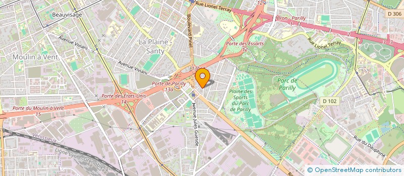 localisation de l'entreprise MADAME BEATRICE GIAGNORIO  VENISSIEUX