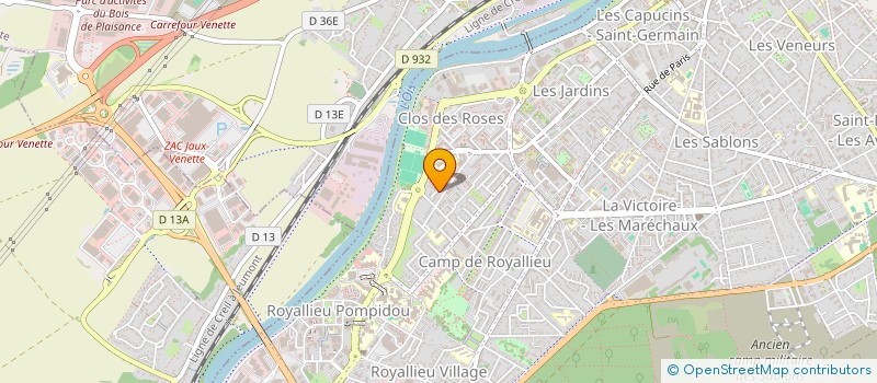 localisation de l'entreprise MADAME BEATRICE GILLOT  COMPIEGNE