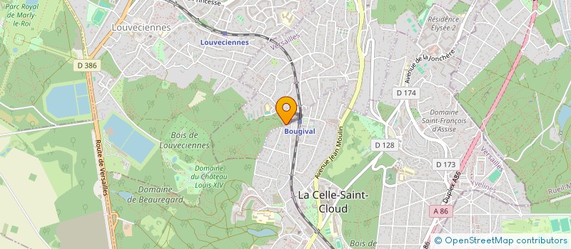 localisation de l'entreprise MADAME BEATRICE GINTZ  BOUGIVAL