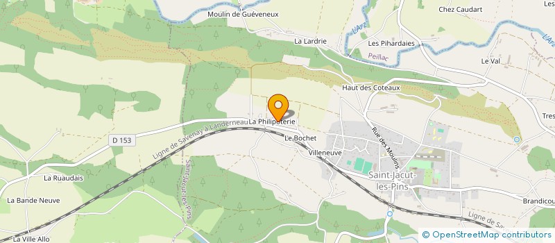localisation de l'entreprise MADAME BEATRICE GIRARD  SAINT-JACUT-LES-PINS