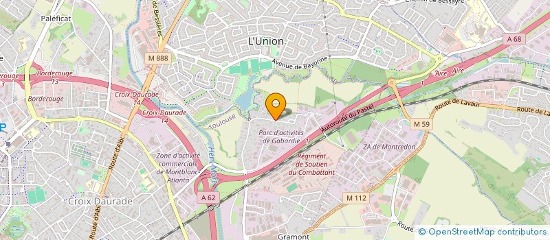 localisation de l'entreprise MADAME BEATRICE GIRARD à TOULOUSE