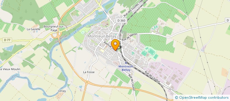 localisation de l'entreprise MADAME BEATRICE GIRAULT à MONTREUIL-BELLAY