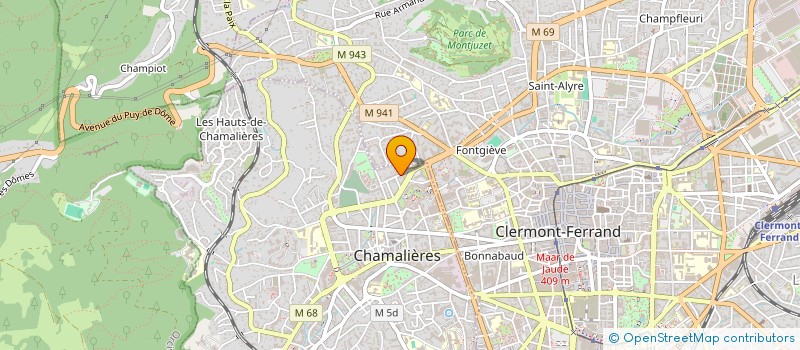 localisation de l'entreprise MADAME BEATRICE GIROUD  CHAMALIERES