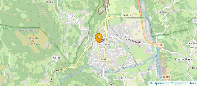 localisation de l'entreprise MADAME BEATRICE GIUNTINI à ARGELES-GAZOST