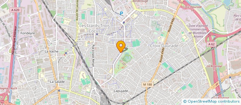 localisation de l'entreprise MADAME BEATRICE GIZICKI  TOULOUSE