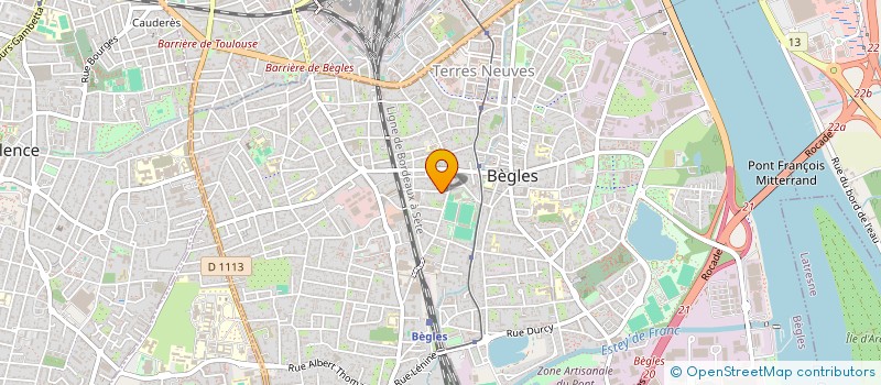 localisation de l'entreprise MADAME BEATRICE GLEYZES à BEGLES