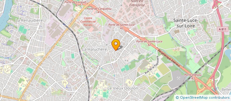localisation de l'entreprise MADAME BEATRICE GLORIEUX à NANTES