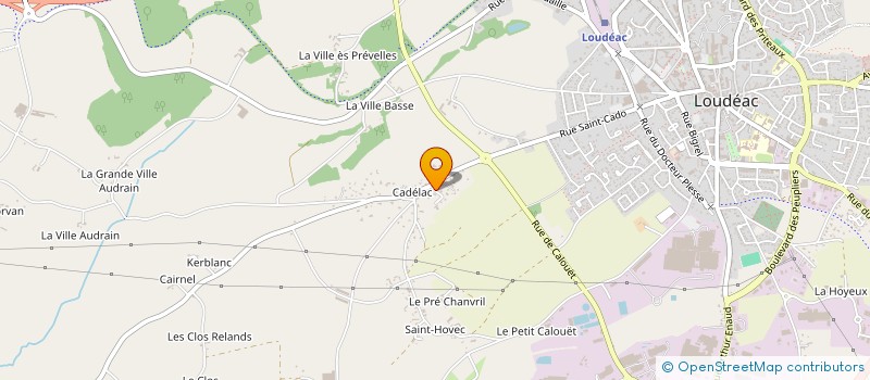 localisation de l'entreprise MADAME BEATRICE GLOUX à LOUDEAC