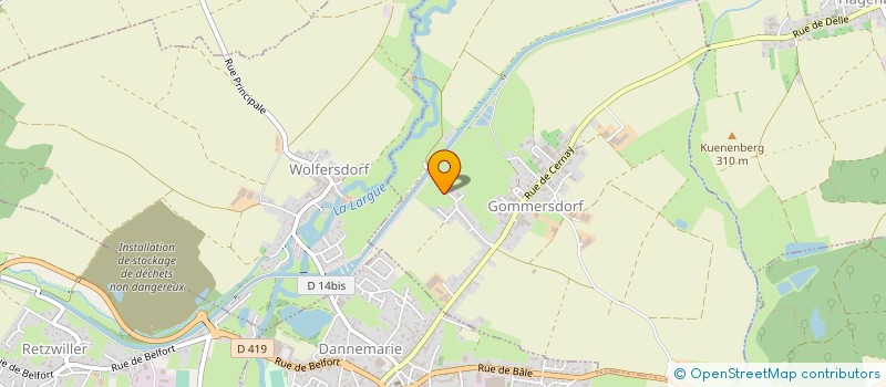 localisation de l'entreprise MADAME BEATRICE GLUSZCZAK  GOMMERSDORF