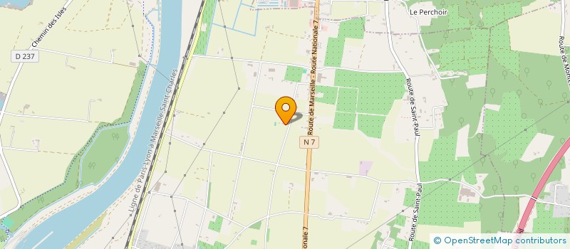 localisation de l'entreprise MADAME BEATRICE GOBERT  CHATEAUNEUF-DU-RHONE