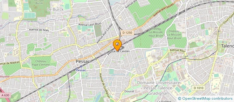 localisation de l'entreprise MADAME BEATRICE GOMEZ  PESSAC