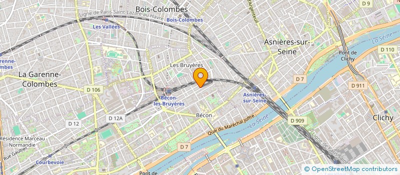 localisation de l'entreprise MADAME BEATRICE GORSSE  COURBEVOIE