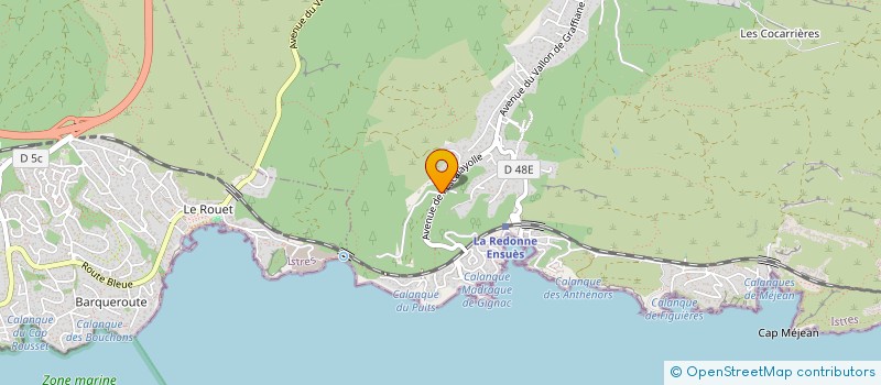 localisation de l'entreprise MADAME BEATRICE GOUDONNET  ENSUES-LA-REDONNE